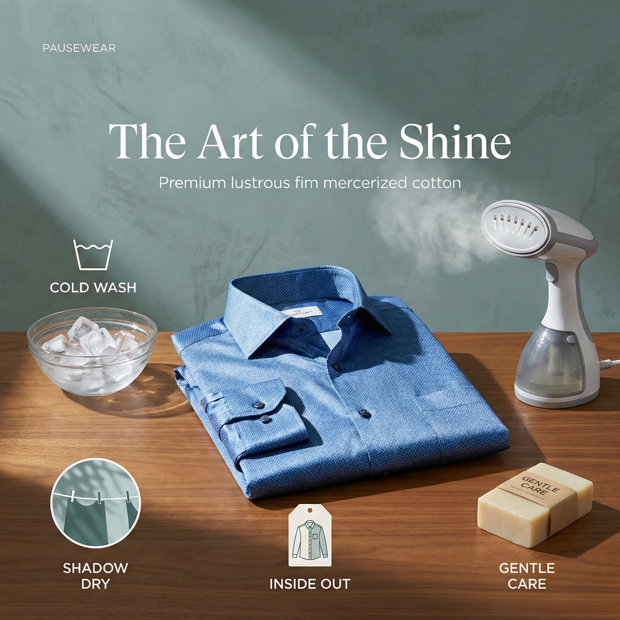 Tips for maintaining the shine of the shirts.